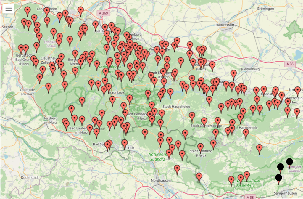 Stempelstellen 208-209-222