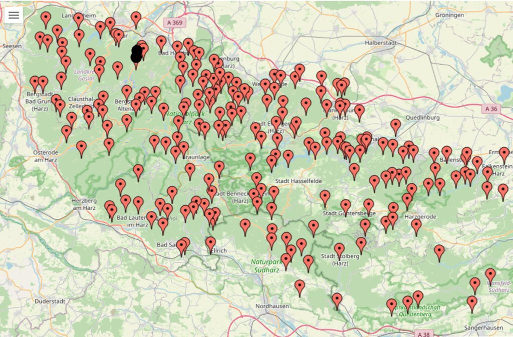 Stempelstellen 116-119